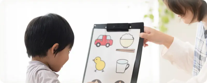 指導員が実施している様子